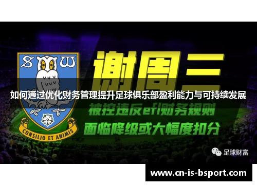 如何通过优化财务管理提升足球俱乐部盈利能力与可持续发展