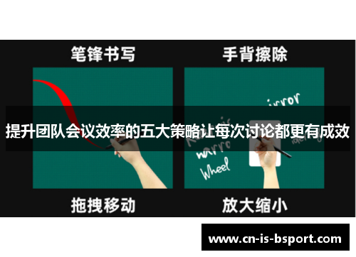 提升团队会议效率的五大策略让每次讨论都更有成效